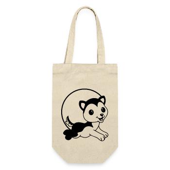 CHIEN CHAT ANIMAL DE COMPAGNIE - Sac à bouteille - nature - Devant