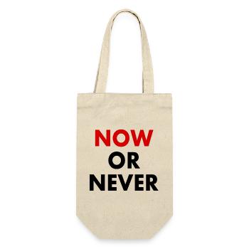 Now or never - Gift Bag for Bottles - nature - Front