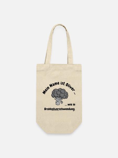 Brokkoliverschwendung - Geschenkbeutel für Flaschen - Natur