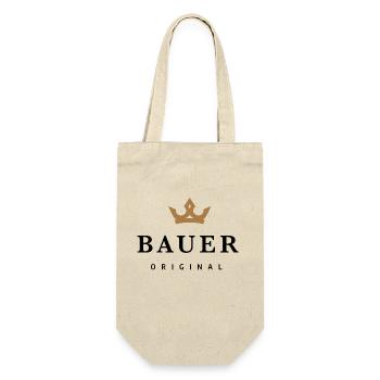 Bauer - Geschenkbeutel für Flaschen - Natur - Vorne