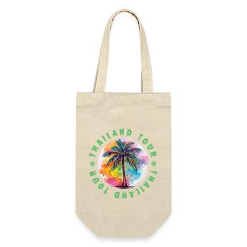 Thailand Tour Holiday Plame Colorful - Gift Bag for Bottles - nature - Front