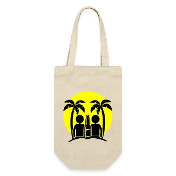 Island Beach Party Drinking - Gift Bag for Bottles - nature - Front