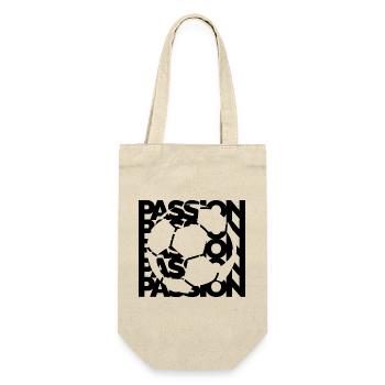 Passion Soccer Passion Soccer Logo icon - Gift Bag for Bottles - nature - Front