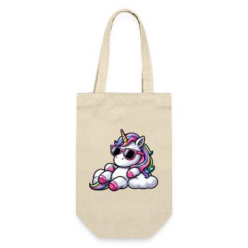 Cool Unicorn Sunglasses Chill Clouds Sky - Gift Bag for Bottles - nature - Front