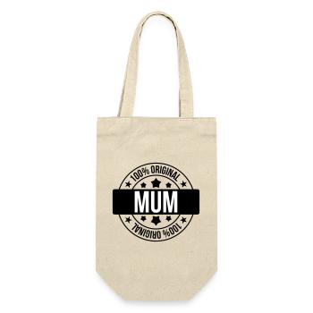 Best Mom - Mother's Day - Gift Bag for Bottles - nature - Front