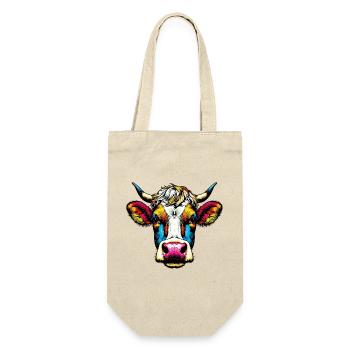 Vache - Sac à bouteille - nature - Devant