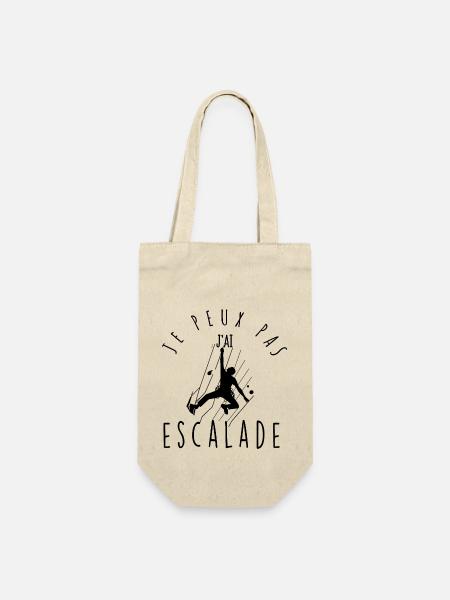 Je peux pas, j'ai escalade. - Sac à bouteille - nature