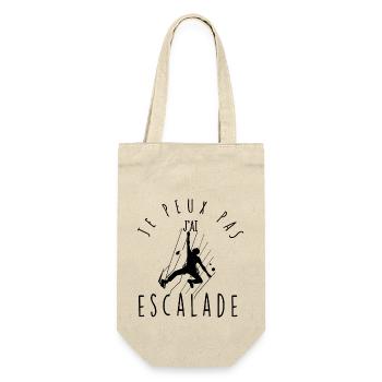 I can't, I climbed. - Gift Bag for Bottles - nature - Front