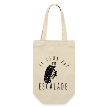I can't, I climbed. - Gift Bag for Bottles - nature - Front