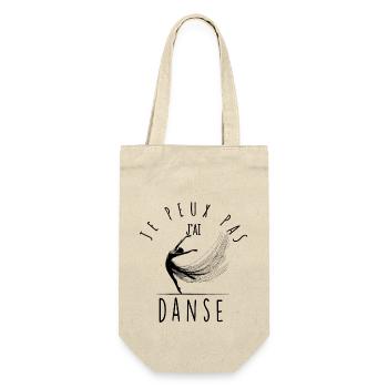 Je peux pas, j'ai danse. - Sac à bouteille - nature - Devant