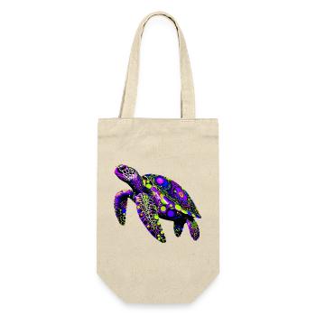 Tortue - Sac à bouteille - nature - Devant