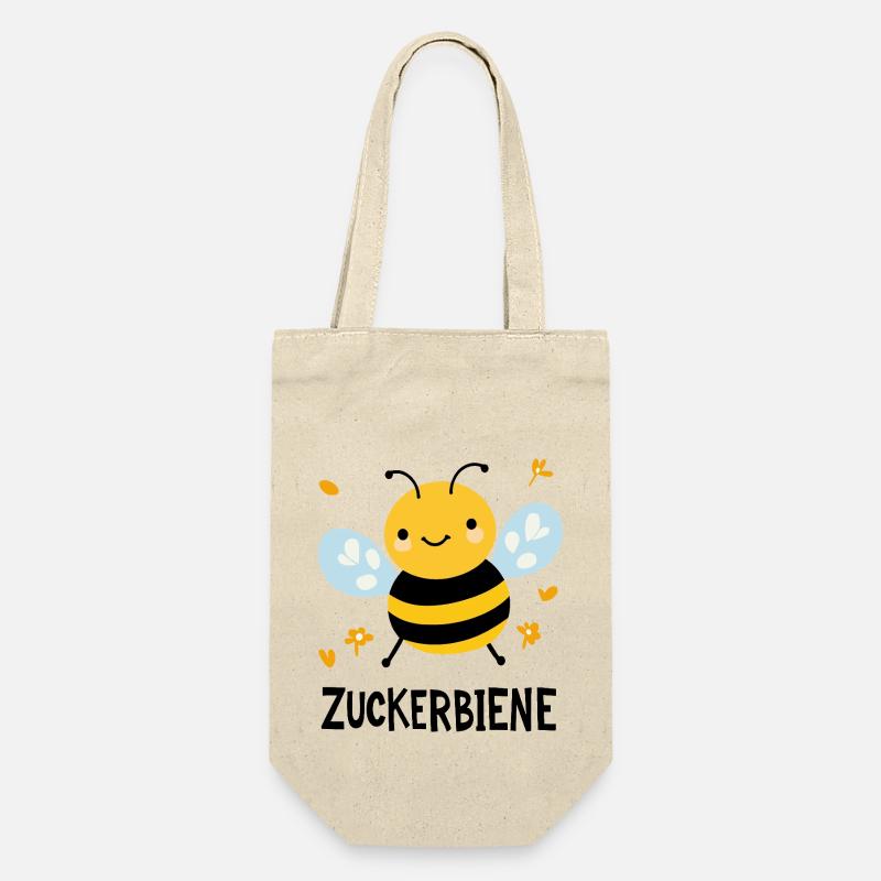 Sugar bee - Gift Bag for Bottles - nature
