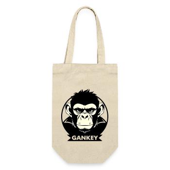 Gankey Monkey - Geschenkbeutel für Flaschen - Natur - Vorne