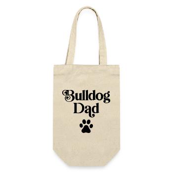 Bulldog Dad - Gift Bag for Bottles - nature - Front