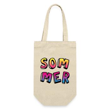 Summer Colorful Comic Style Gradient Fun Camp - Gift Bag for Bottles - nature - Front
