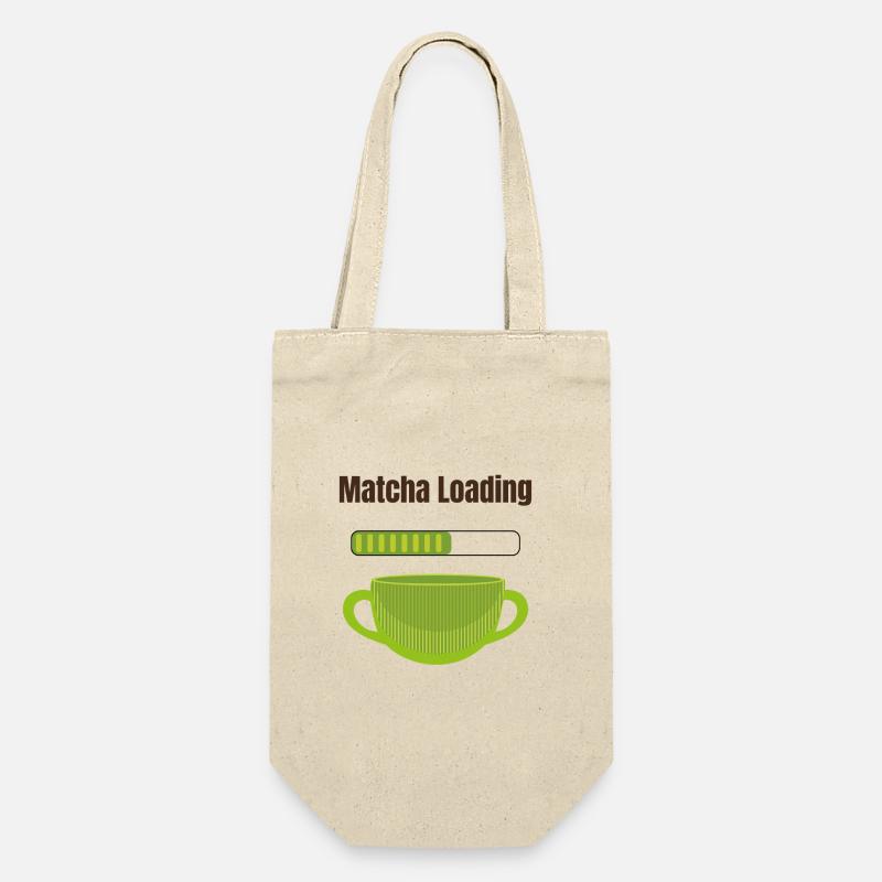 Matcha Loading - Geschenkbeutel für Flaschen - Natur