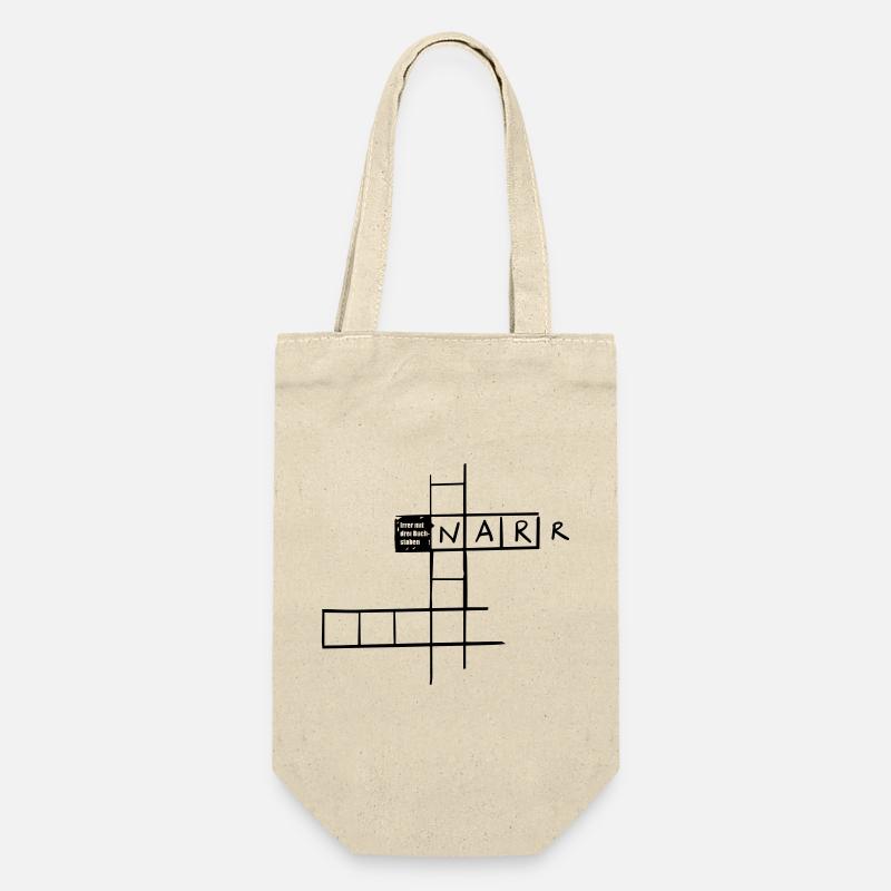 Lunatique avec 3 lettres - Sac à bouteille - nature