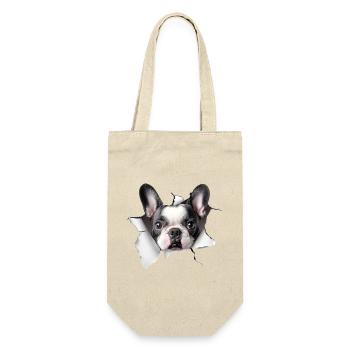 French Bulldog - Gift Bag for Bottles - nature - Front