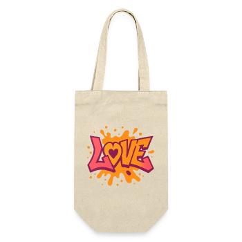 Love - Heart - Valentine's Day - Wedding - Love - Gift Bag for Bottles - nature - Front