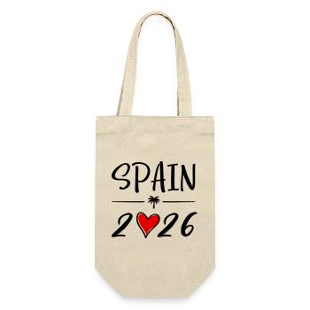 Spain 2026 - Geschenkbeutel für Flaschen - Natur - Vorne