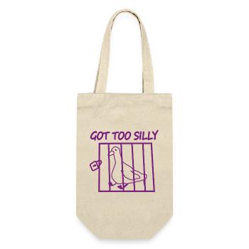 Got Too Silly Pigeon Cage - Gift Bag for Bottles - nature - Front