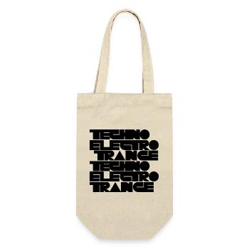 Musique techno électro trance - Sac à bouteille - nature - Devant