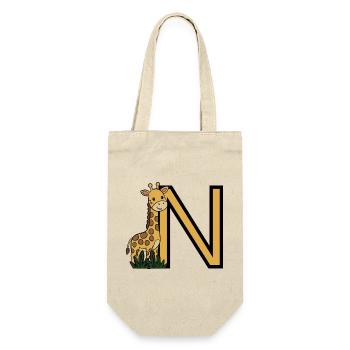 Dessin animé Girafe et Bâtons Nb - Sac à bouteille - nature - Devant