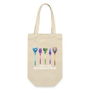 Rechenzentrum Gärtner Garten Gartenarbeit - Geschenkbeutel für Flaschen - Natur - Vorne