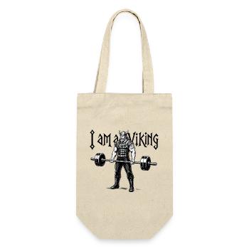 Viking Power Gym: Pride Work Out Sports Shirt - Gift Bag for Bottles - nature - Front