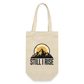 Mountain silhouettes at sunrise - Gift Bag for Bottles - nature - Front