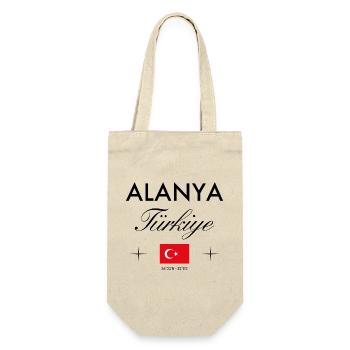 Alanya Türkei Koordinaten Reise Souvenir - Geschenkbeutel für Flaschen - Natur - Vorne