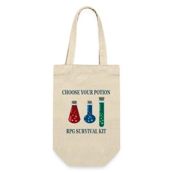 Choisissez votre jeu de potions - Sac à bouteille - nature - Devant