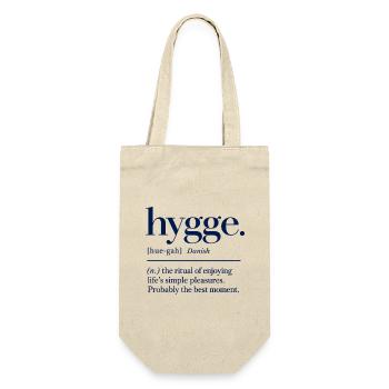 hygge - Definition - Dänemark - Denmark - Geschenkbeutel für Flaschen - Natur - Vorne