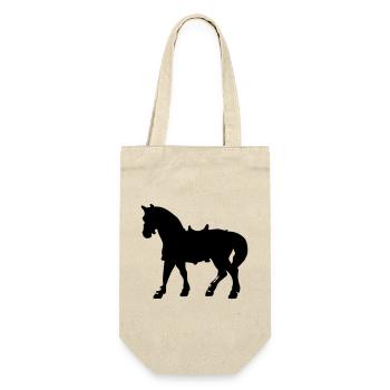 Horse - Gift Bag for Bottles - nature - Front