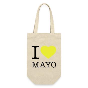 I LOVE MAYONNAISE Mayo - Gift Bag for Bottles - nature - Front