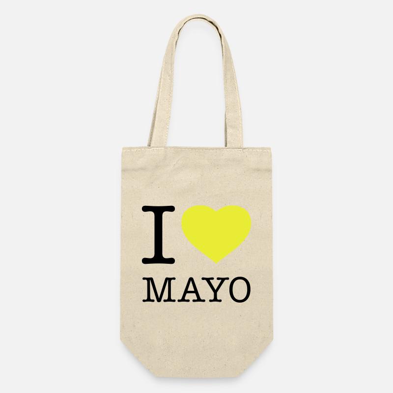 J’ADORE LA MAYONNAISE Mayo - Sac à bouteille - nature