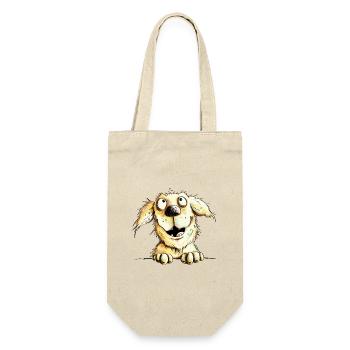 Heureux chien Golden Retriever - Sac à bouteille - nature - Devant