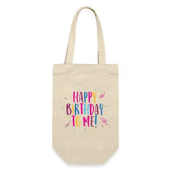 Congratulations on my birthday! - Gift Bag for Bottles - nature - Front
