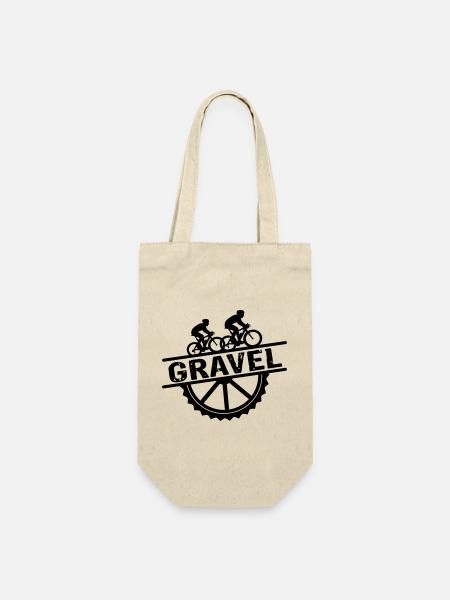 Gavel Fahrrad - Geschenkbeutel für Flaschen - Natur