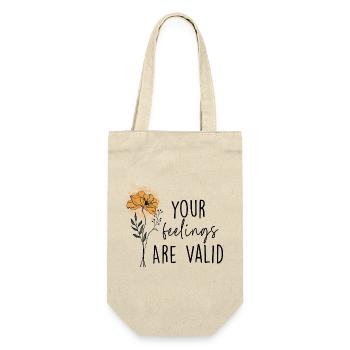 Your Feelings Are Valid - Gift Bag for Bottles - nature - Front