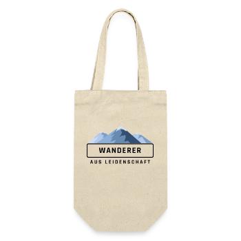 Wanderer - Geschenkbeutel für Flaschen - Natur - Vorne