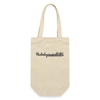 Radiologieassistentin - Geschenkbeutel für Flaschen - Natur - Vorne