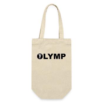 Olymp Berg der Götter und der Kräfte. Bodybuilder - Geschenkbeutel für Flaschen - Natur - Vorne