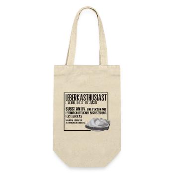 Leberkasthusiast – L’humour de style de vie de Leberka - Sac à bouteille - nature - Devant