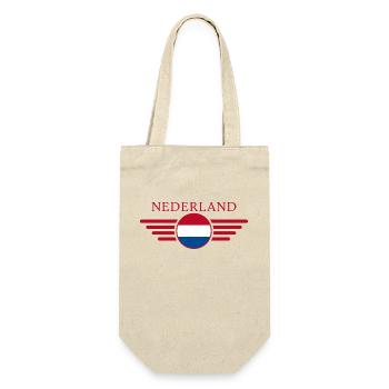 Netherlands Style Design T-Shirt - Gift Bag for Bottles - nature - Front
