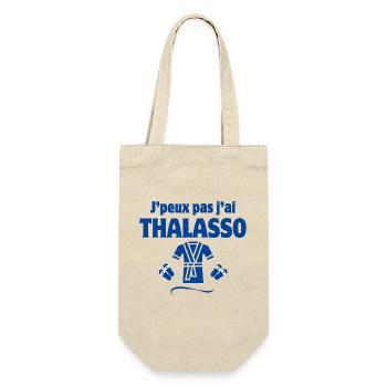 Thalassotherapie, Massage, Tonerde - Geschenkbeutel für Flaschen - Natur - Vorne