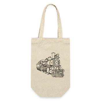 Railway Line Sketch - Gift Bag for Bottles - nature - Front