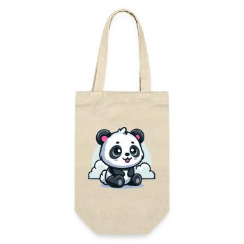 Bébé panda - Sac à bouteille - nature - Devant
