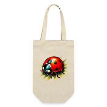 Coccinelle - Sac à bouteille - nature - Devant