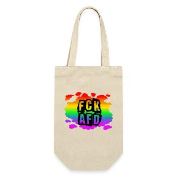 Stop AfD against right, democracy, diversity, left - Gift Bag for Bottles - nature - Front